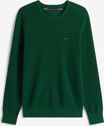žalia TOMMY HILFIGER Megztinis 'ESSENTIAL': priekis