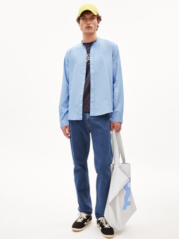 ARMEDANGELS Regular fit Button Up Shirt 'Tomas' in Blue