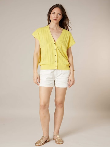 Cardigan 'Marika' Deeluxe en jaune