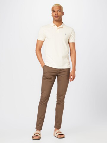 SCOTCH & SODA Slimfit Chino kalhoty – hnědá