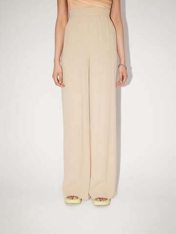 LeGer by Lena Gercke Wide leg Trousers 'Paula' in Beige: front