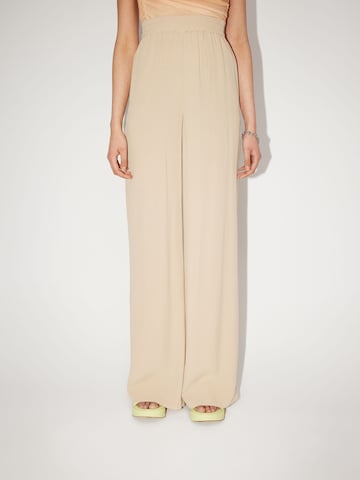 Wide Leg Pantalon 'Paula' LeGer by Lena Gercke en beige : devant