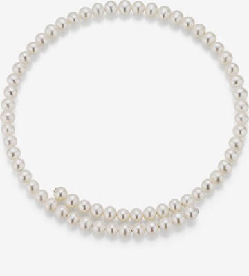 Adriana Necklace in White: front