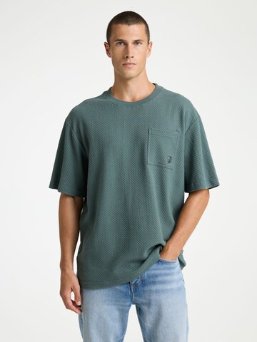 CHASIN' Shirt 'Boaz' in Groen: voorkant