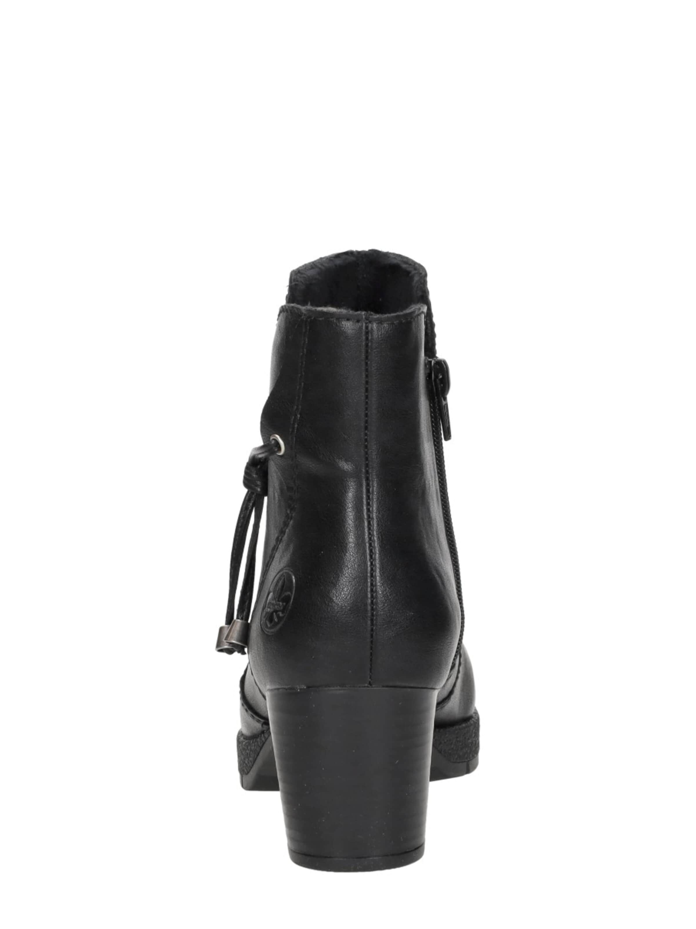 Boots 'Enkellaarsjes Hak' Rieker en noir