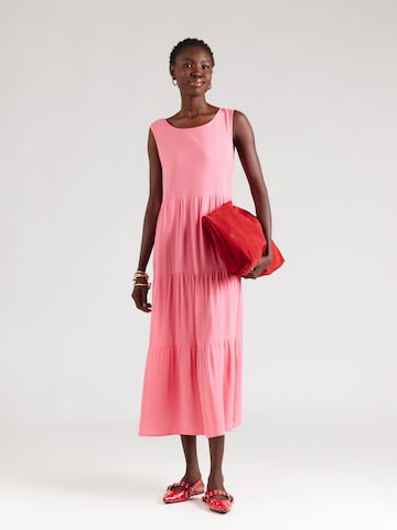 Sublevel Dress in Pink: front