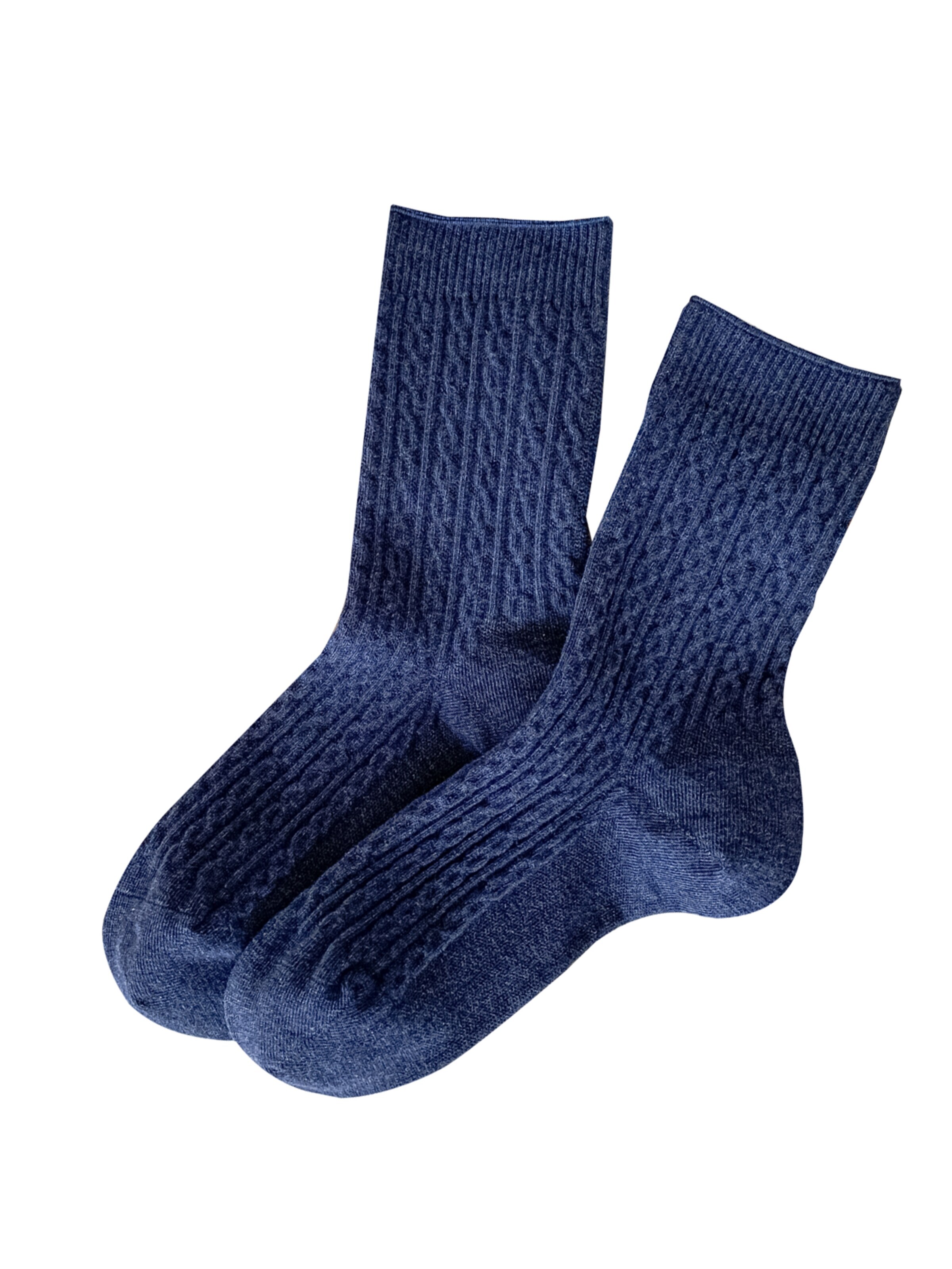 Millo Socks 'Cosy Twist Mix' in Blue