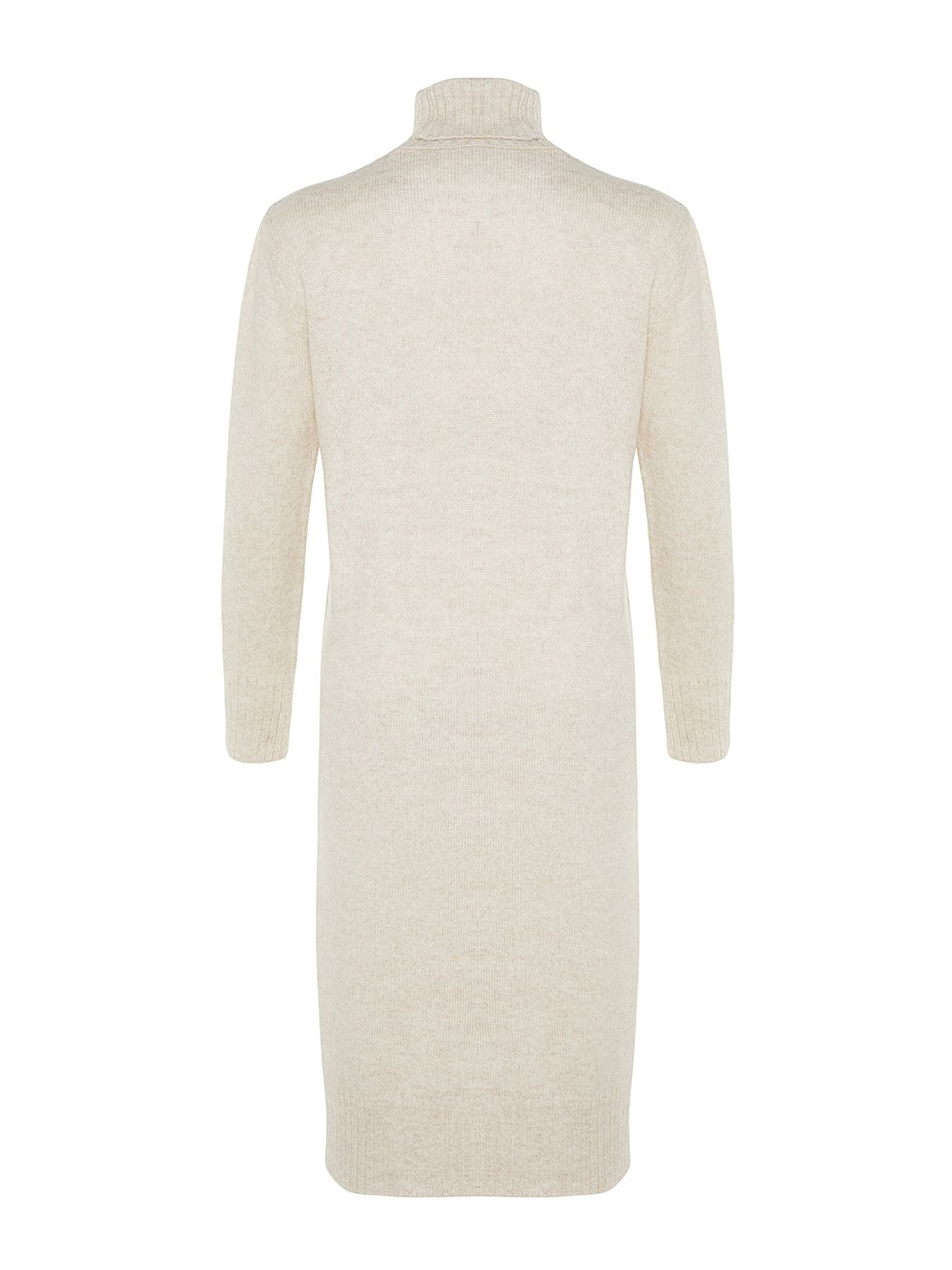 pelēks Trendyol Adīta kleita