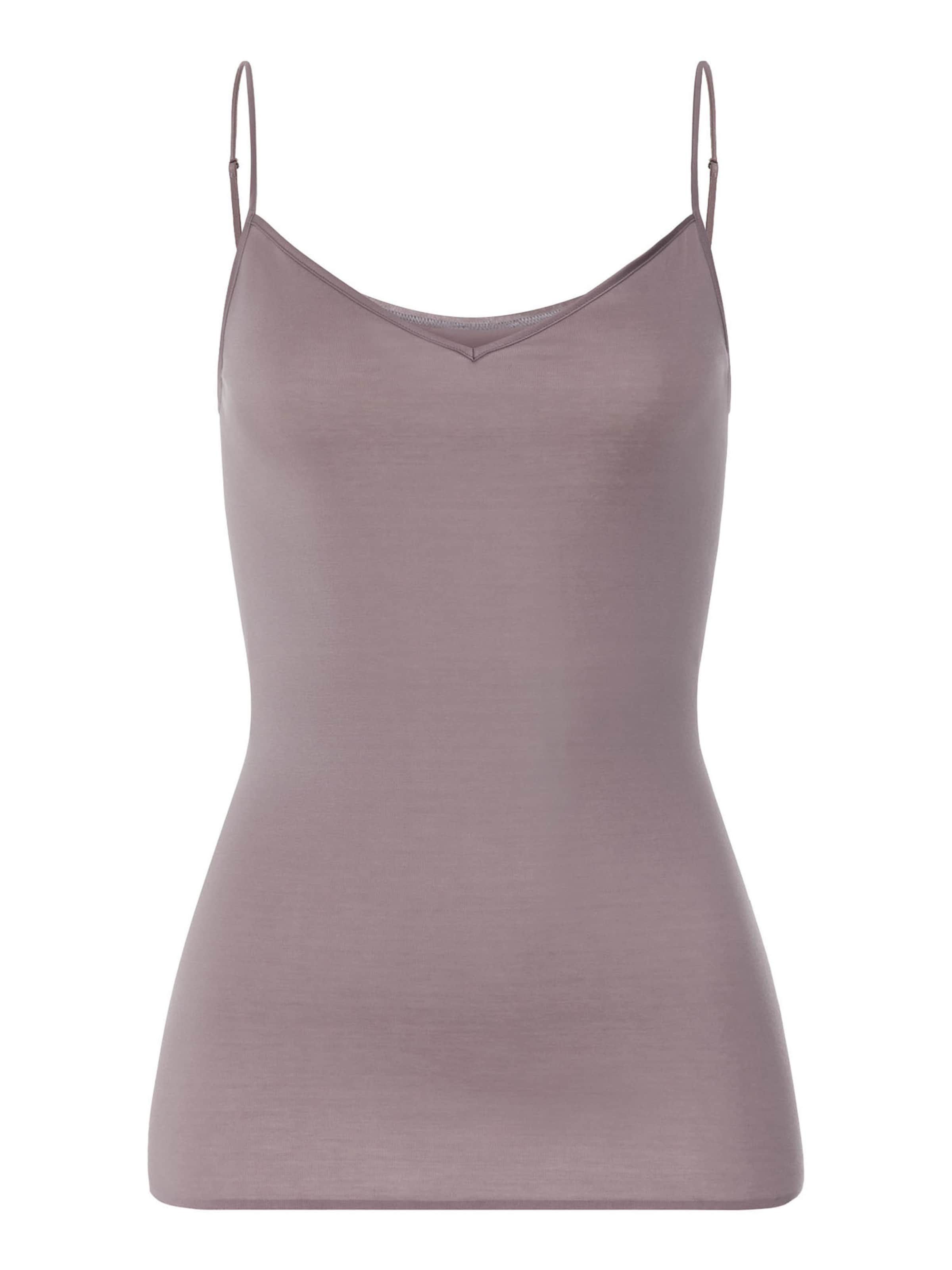 Hanro Top ' Cotton Seamless ' in Grijs: voorkant