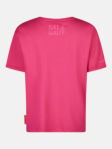 salzhaut Shirt 'Amuseern' in Pink