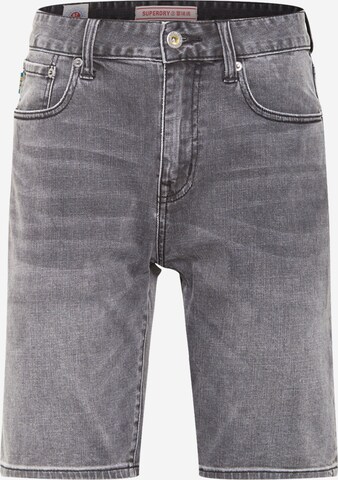 Superdry Slimfit Jeans in Grijs: voorkant