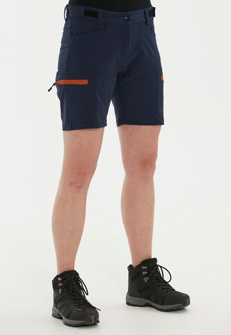 Whistler Regular Workout Pants 'LONA' in Blue: front