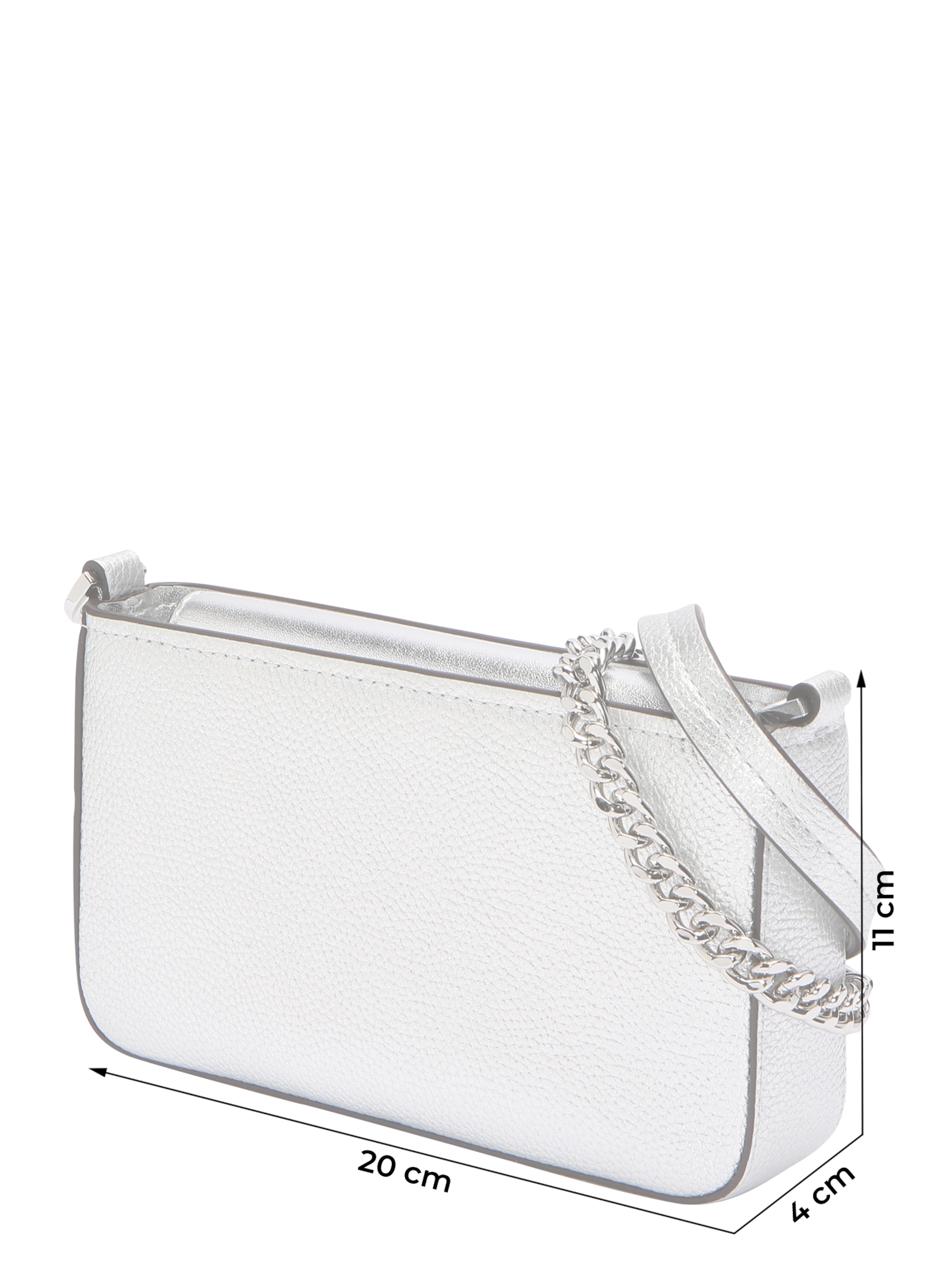 MICHAEL Michael Kors Чанта с презрамки в сребърно