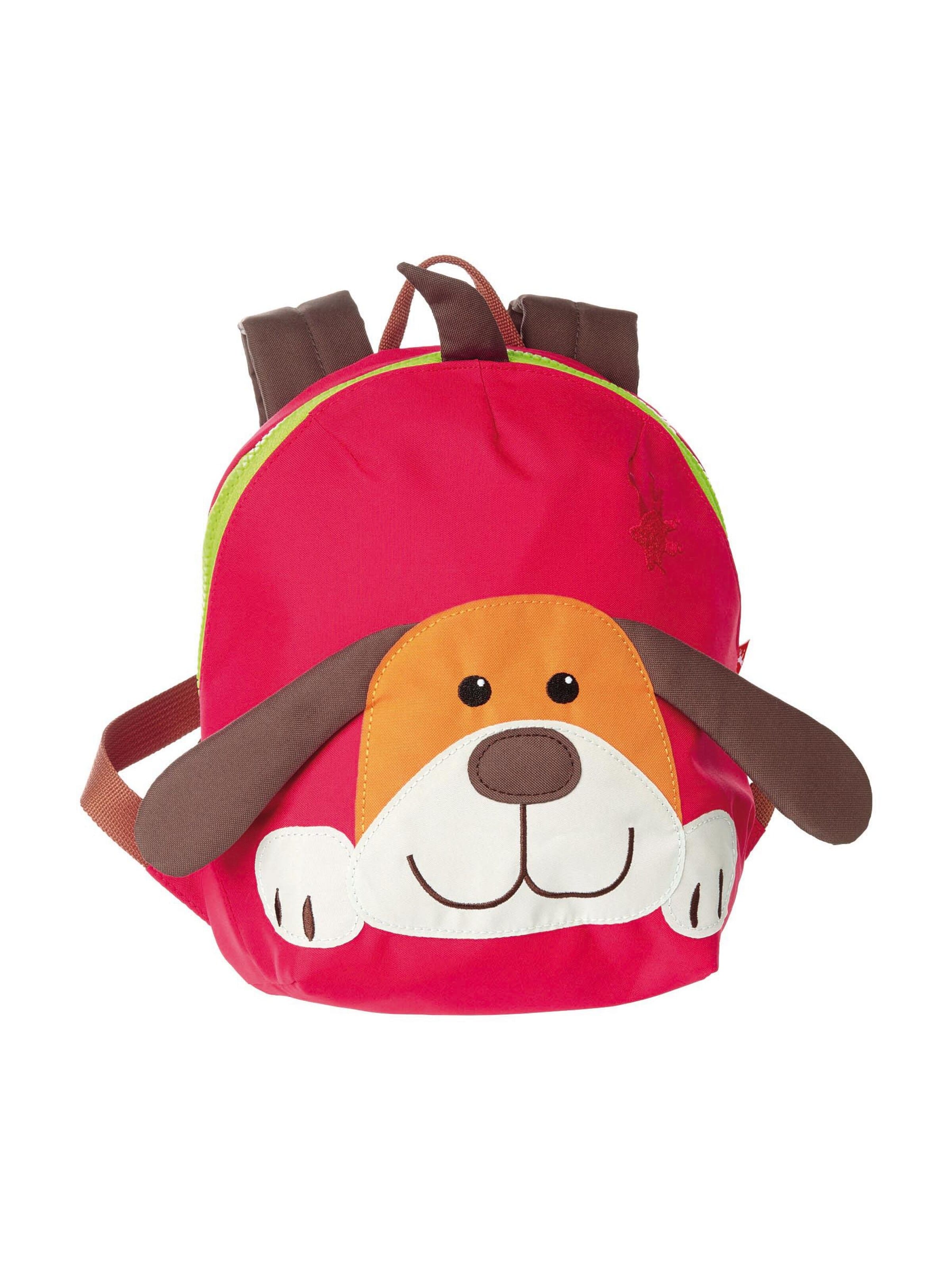 SIGIKID Backpack 'Minirucksack mit Tiermotiv' in Red: front