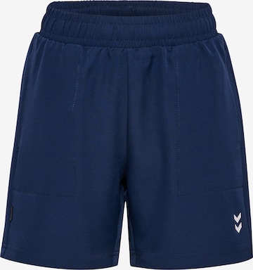 Hummel Workout Pants 'Pulse' in Blue: front