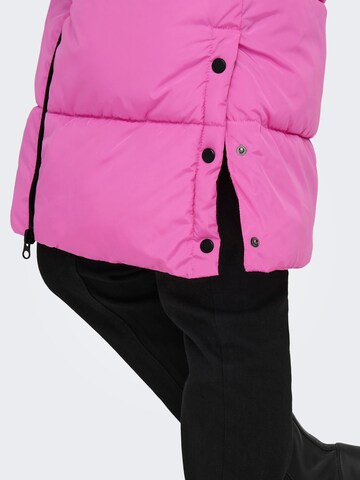 ONLY Winter Coat 'Amanda' in Pink