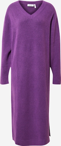 WEEKDAY Knitted dress 'Ellen' in Purple: front