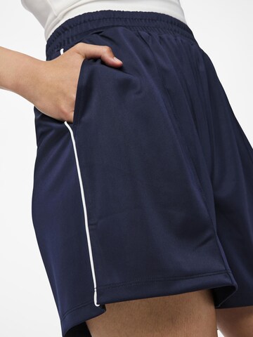 PIECES Regular Trousers 'Grace' in Blue