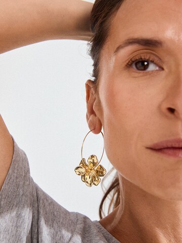 Pilgrim - Brincos 'LUNITH' em ouro