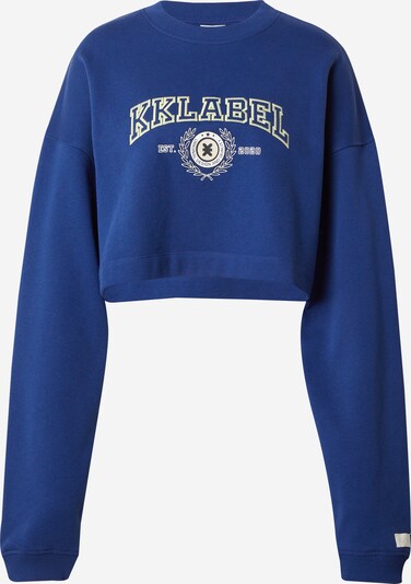 Karo Kauer Sweatshirt in beige / kobaltblau / pastellgrün / weiß, Produktansicht