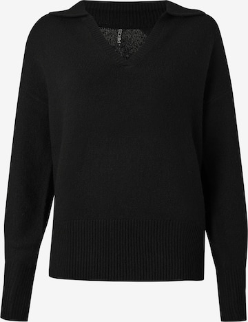 Pullover 'PCMALOU' di PIECES in nero: frontale
