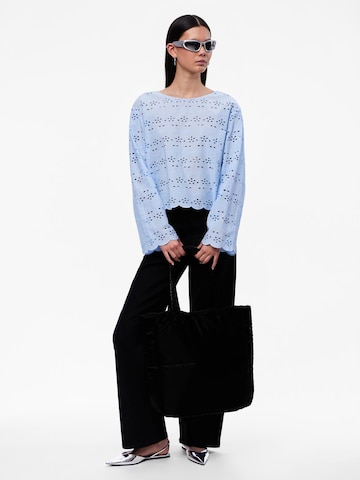 Camicia da donna 'PCArmorine' di PIECES in blu
