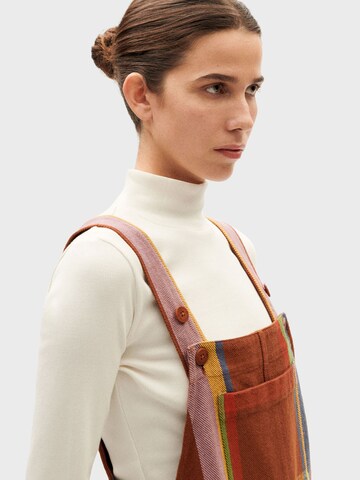 Loosefit Salopette ' LUZ ' Thinking MU en marron