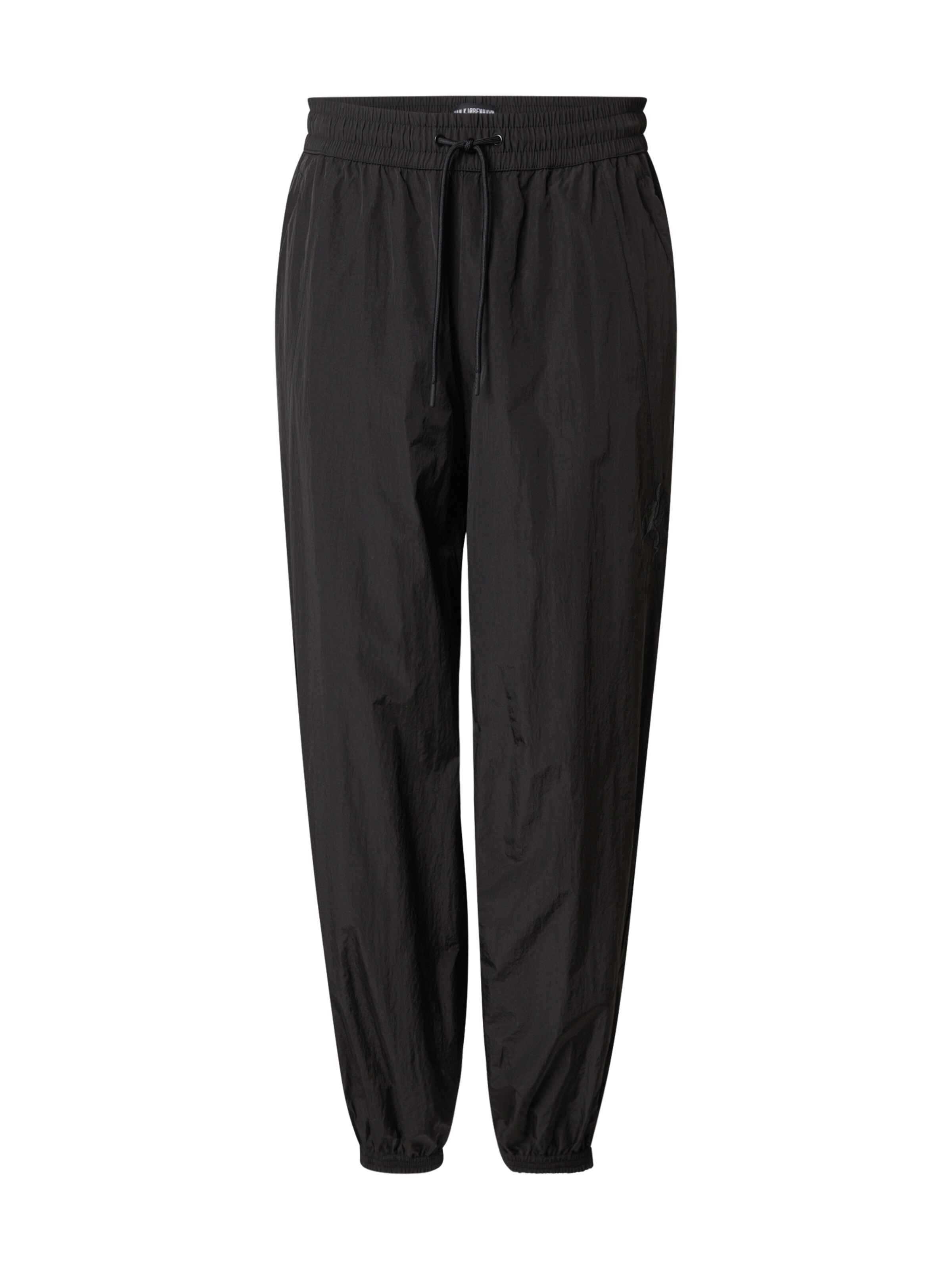 Tapered Pantaloni de la Han Kjøbenhavn pe negru: față