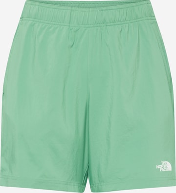 THE NORTH FACE Regular Outdoor trousers in Green: front