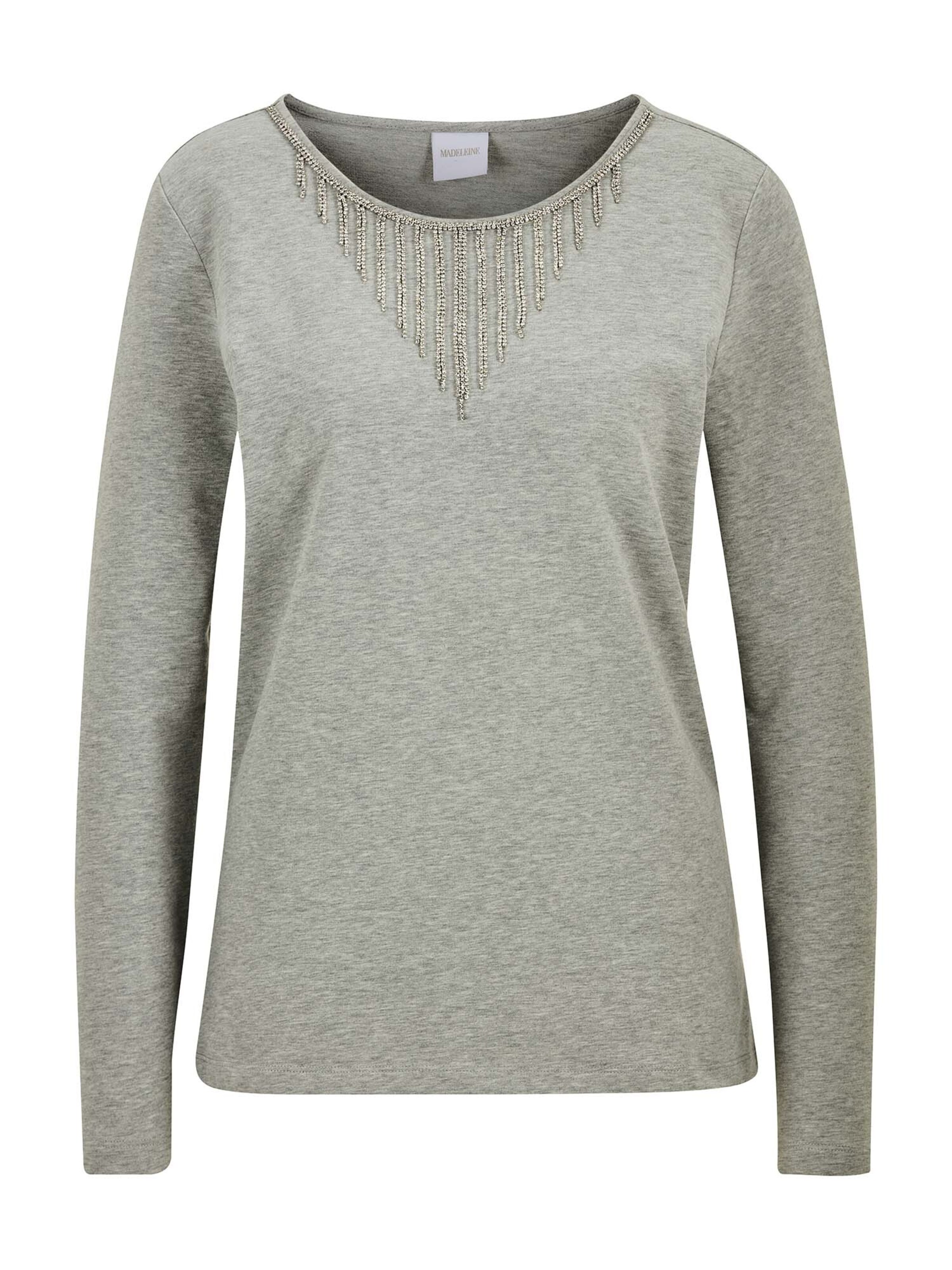 MADELEINE Shirt in XS in de kleur Zilver, Productweergave