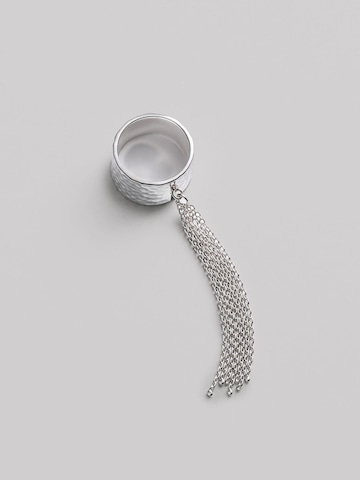 REYTELPrsten 'SHEEN WITH CHAINS' - srebro boja