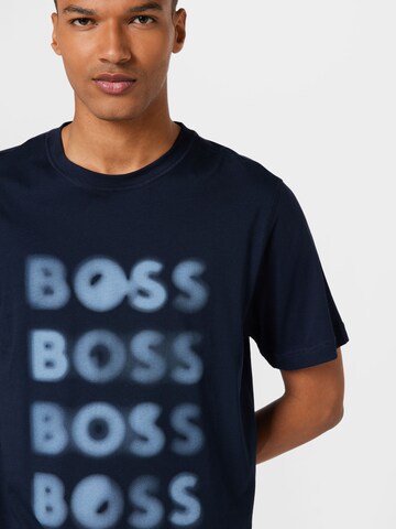 BOSS Orange - Camiseta 'Teetrury' en azul