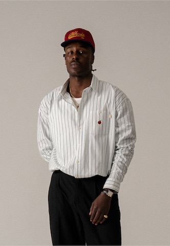 BLKVIS Regular fit Button Up Shirt 'Big Apple' in White: front