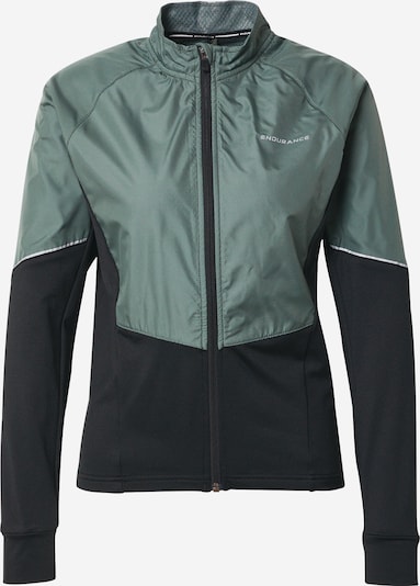 ENDURANCE Athletic Jacket 'Jigsaw' in Silver grey / Khaki / Black, Item view