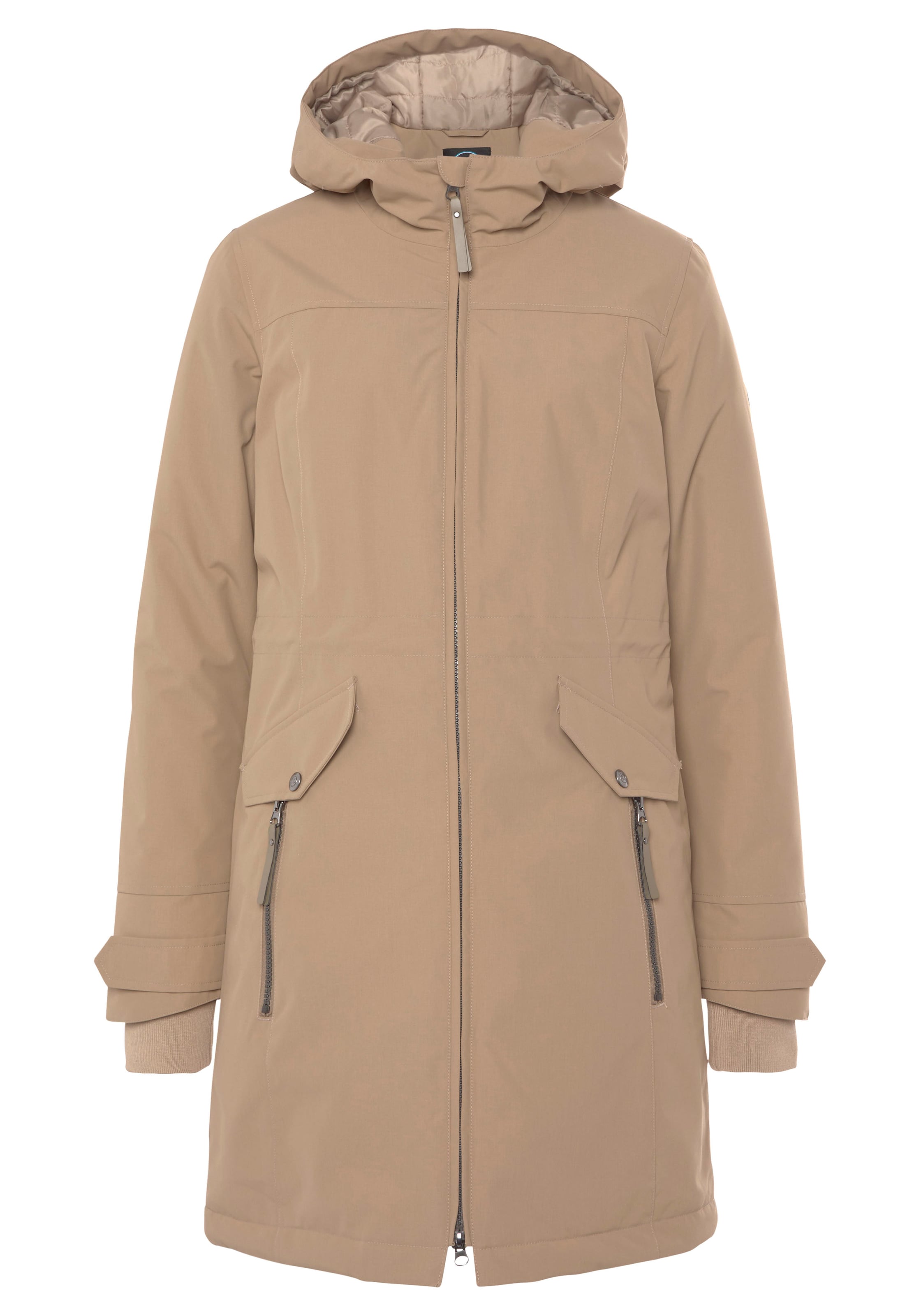 POLARINO Outdoor Jacket in Beige: front