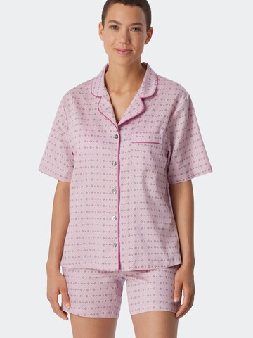 SCHIESSER Pyjama 'Selected Premium Inspiration' in Pink: predná strana