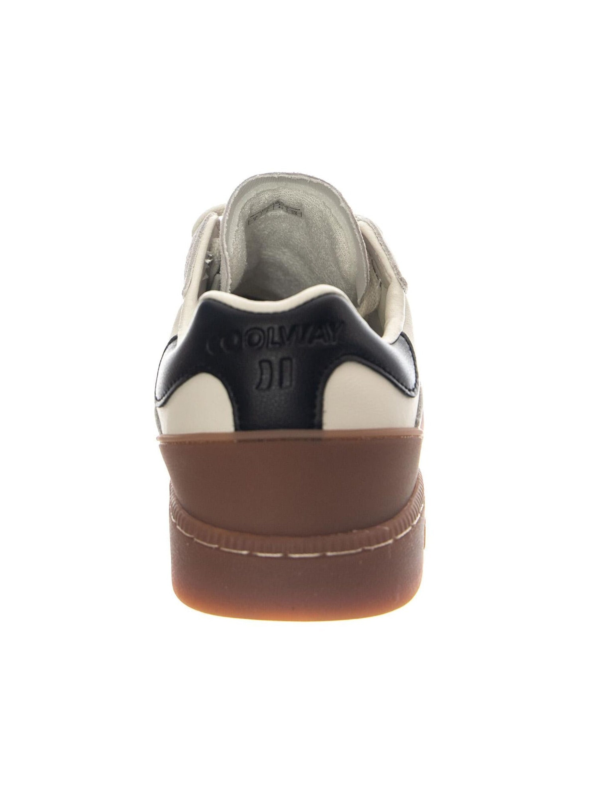 COOLWAY Sportieve veterschoen 'Goal Whs White Shoes' in Wit