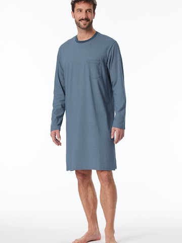 SCHIESSER - Pijama largo 'Essentials' en azul