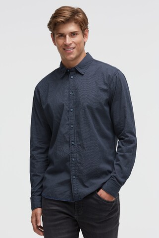 CAMP DAVID Regular Fit Hemd in Blau: Vorderseite