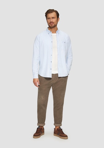 s.Oliver Regular fit Overhemd in Blauw