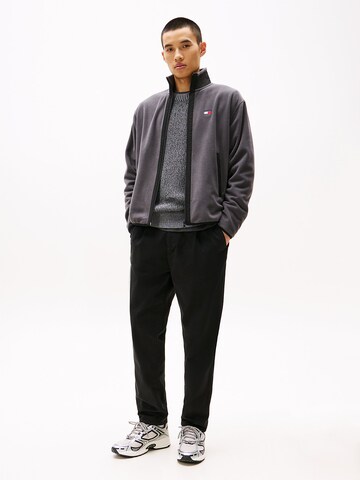 Tommy Jeans Fleecejacke in Schwarz