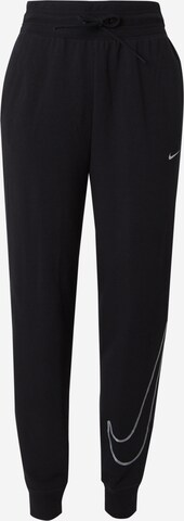 NIKE Tapered Sportbroek 'ONE PRO' in Zwart: voorkant