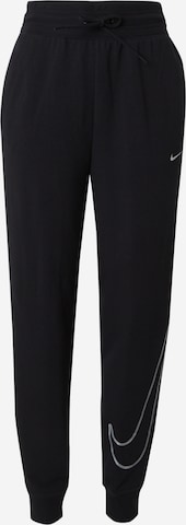 NIKE Tapered Workout Pants 'ONE PRO' in Black: front