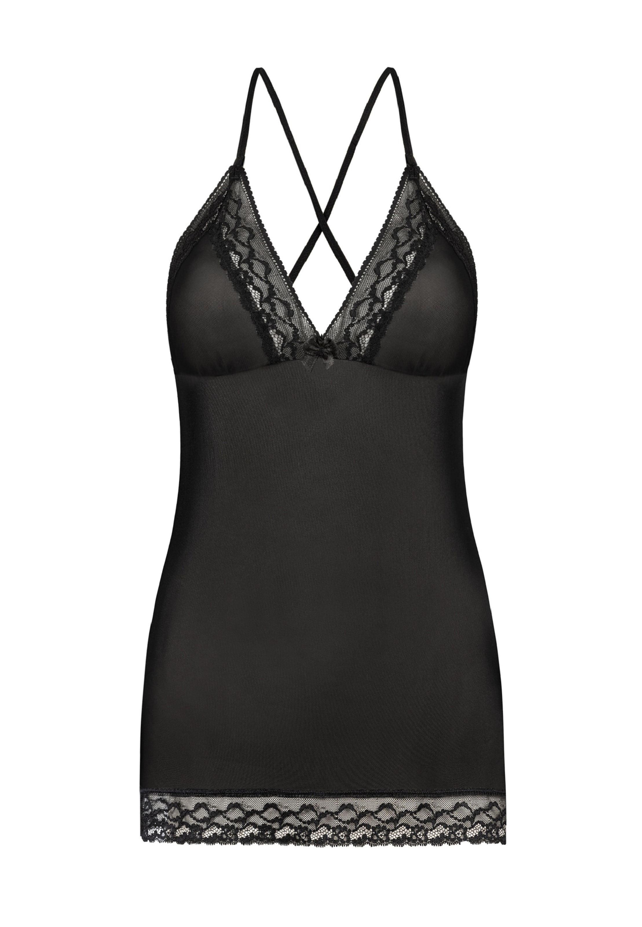 TEYLI Ночная рубашка в Черный: спереди