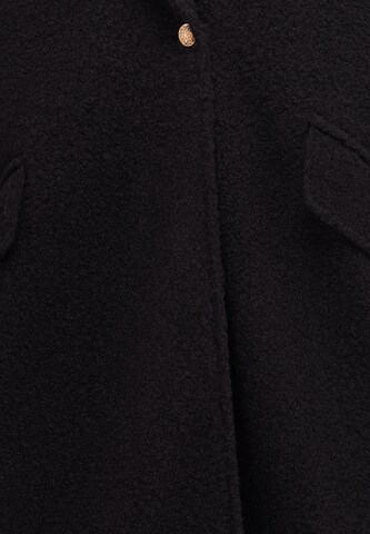 minya Between-seasons coat in Black