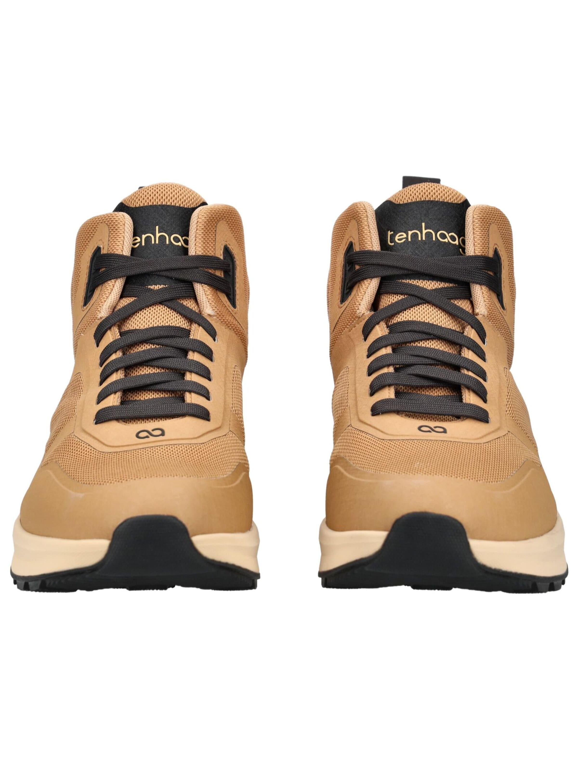 Sneaker alta di Tenhaag in marrone