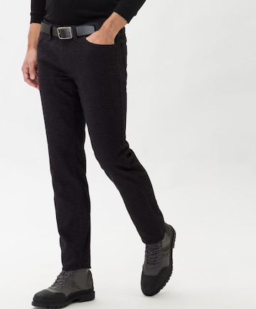 Regular Pantalon 'Cadiz' BRAX en noir : devant