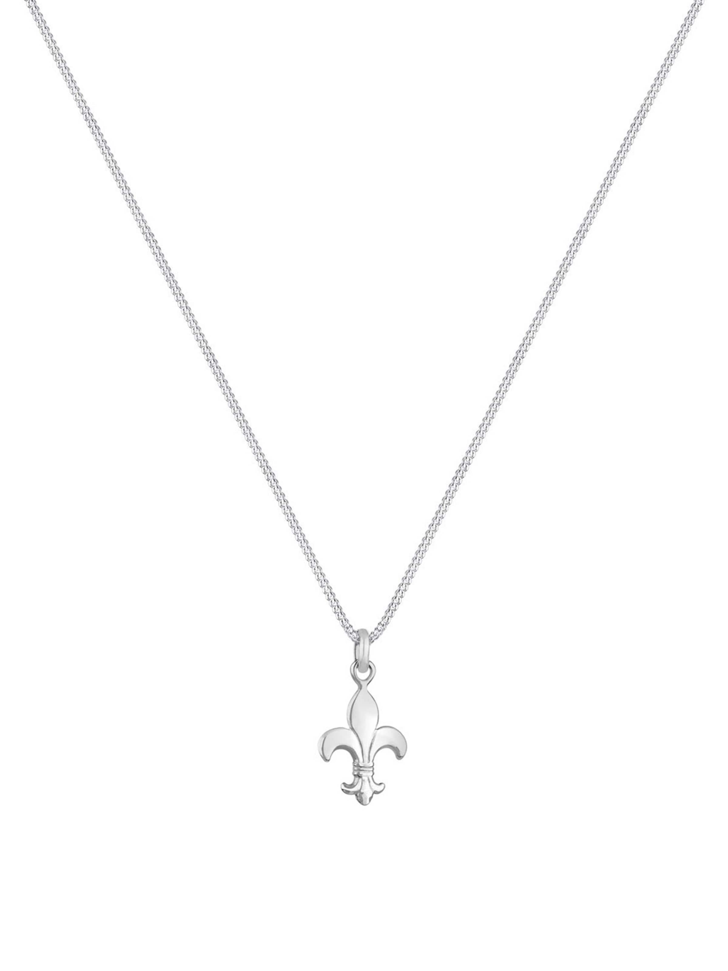 ELLI Цепочка 'Lilie' в Серебристый: спереди