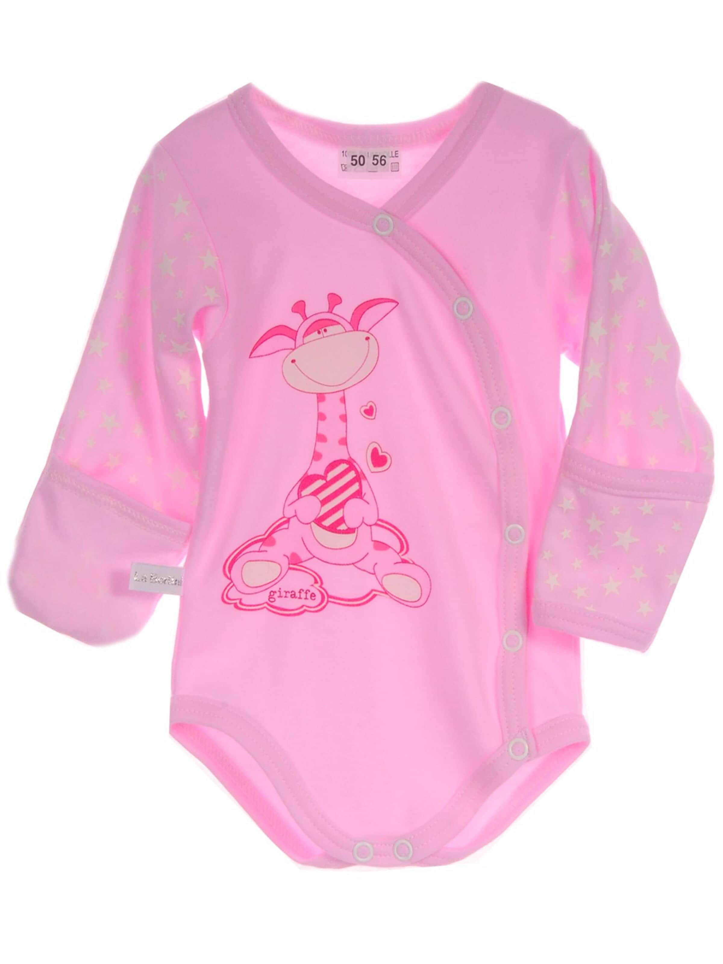 La Bortini Strampler/Body‌‌‌‌‌‌‌‌‌ in Pink: Vorderseite