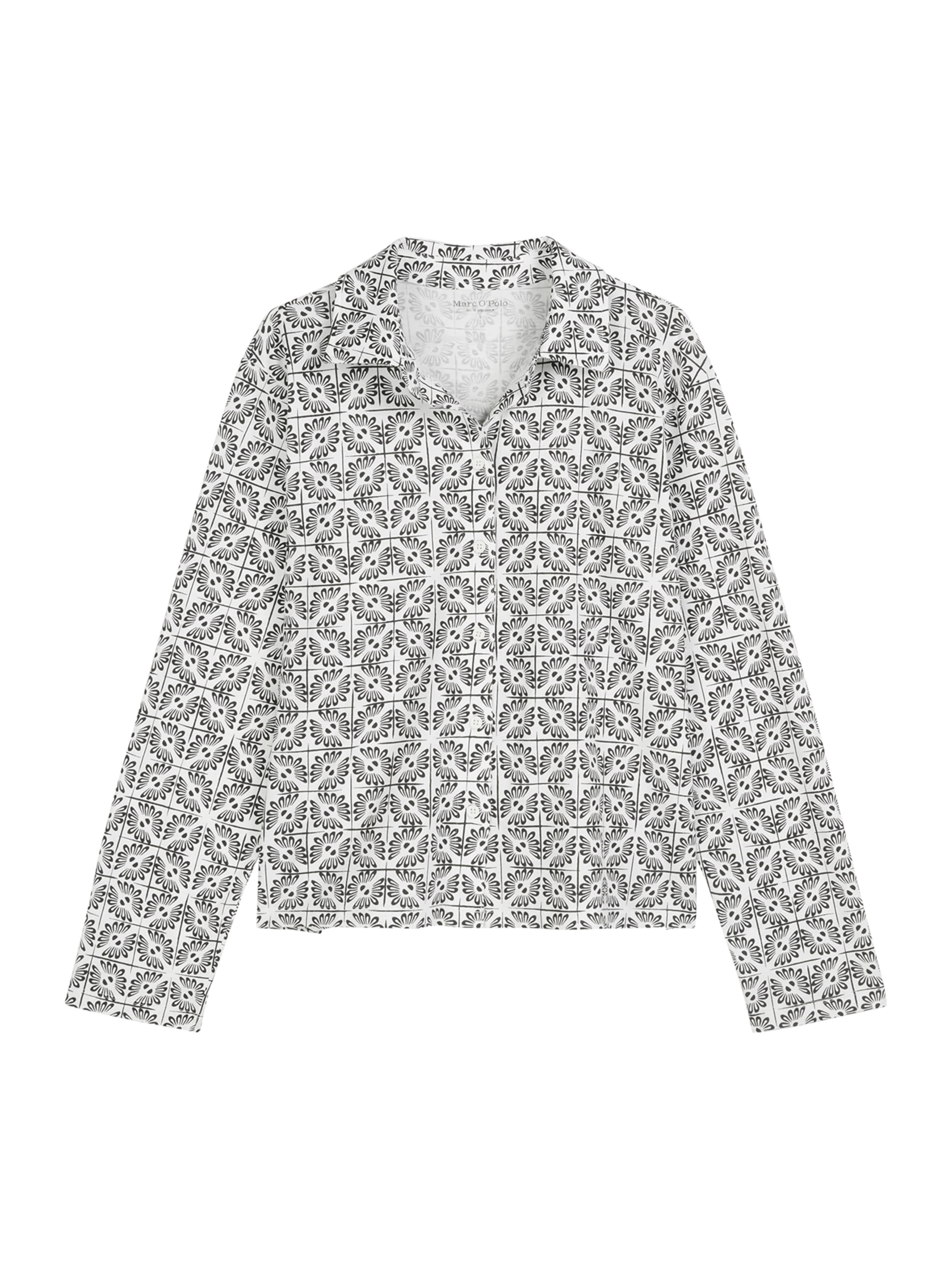 Marc O'Polo Slaapshirt ' Mix N Match Cotton Jersey ' in Grijs: voorkant